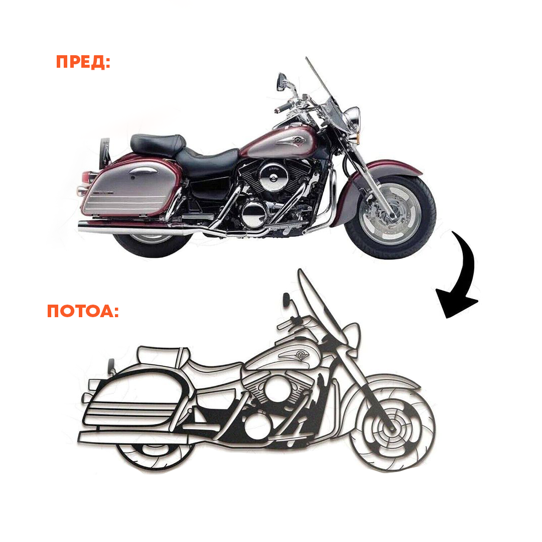 ПЕРСОНАЛИЗИРАНА СИЛУЕТА ОД ВАШИОТ МОТОР - слика 2