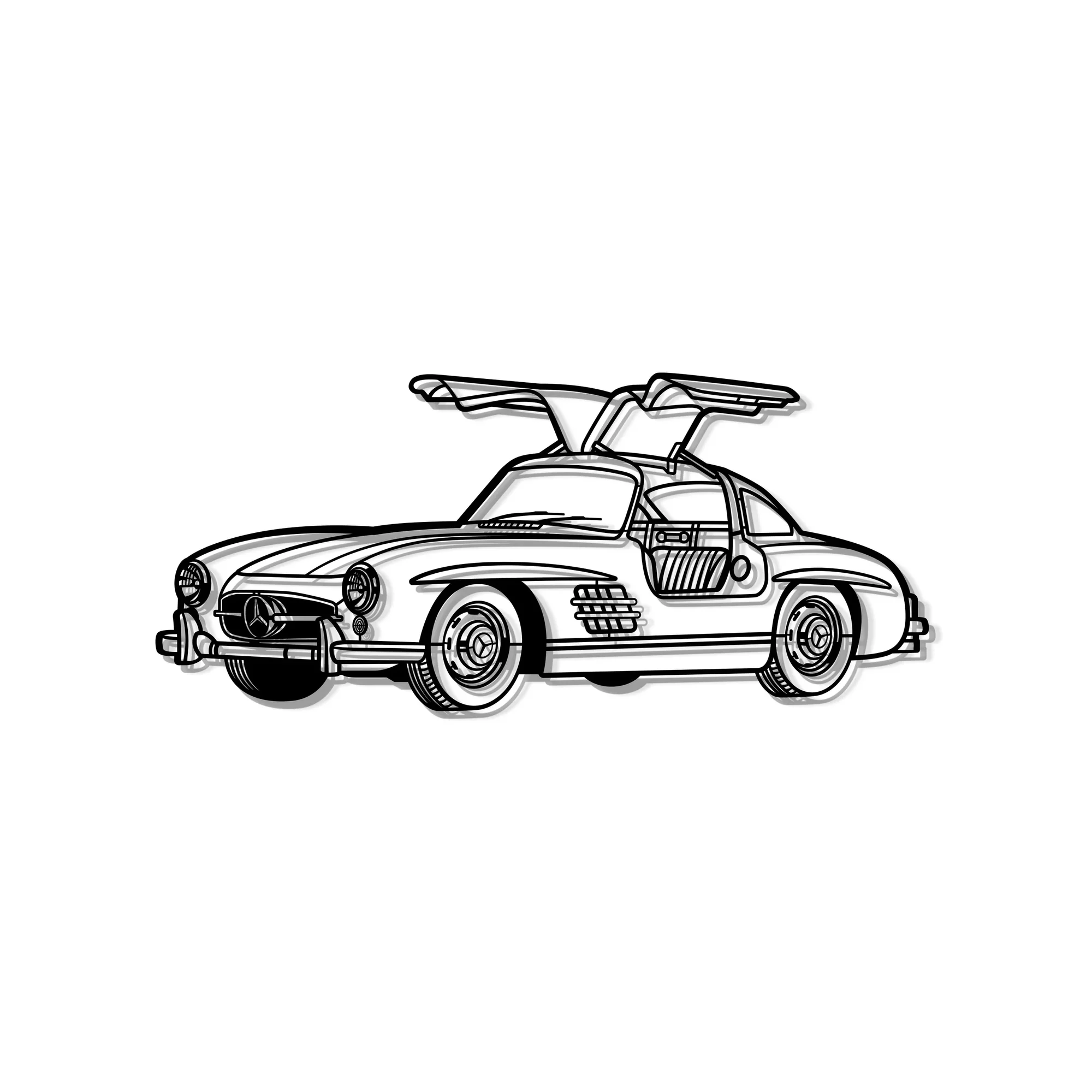 MERCEDES 300SL ANGLE - слика 3