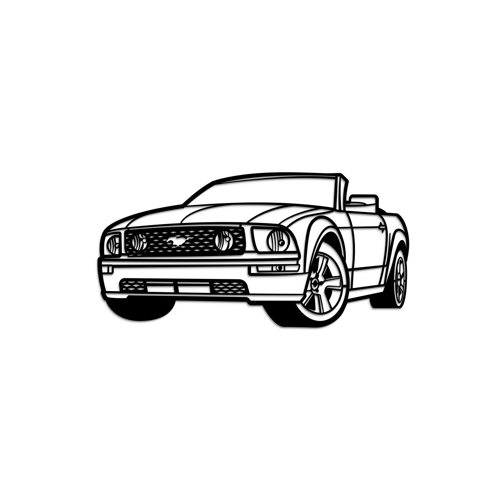 FORD MUSTANG GT CONVERTIBLE ANGLE - слика 3